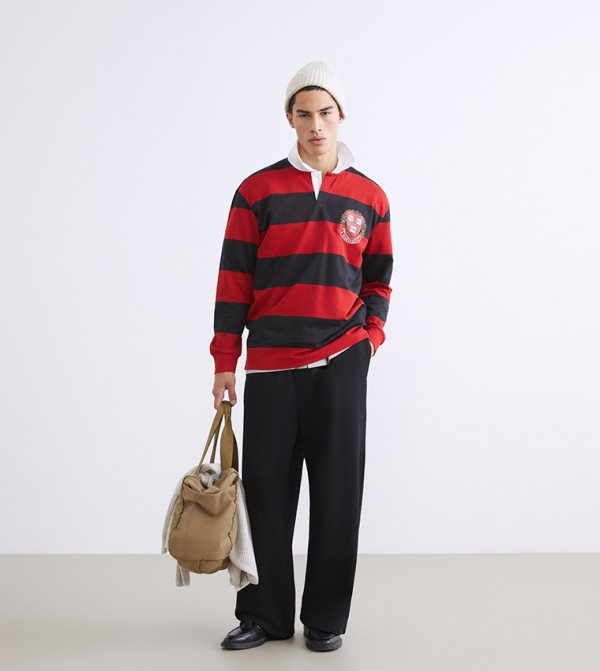 Drawstring Waist Relaxed Fit Sweatpants