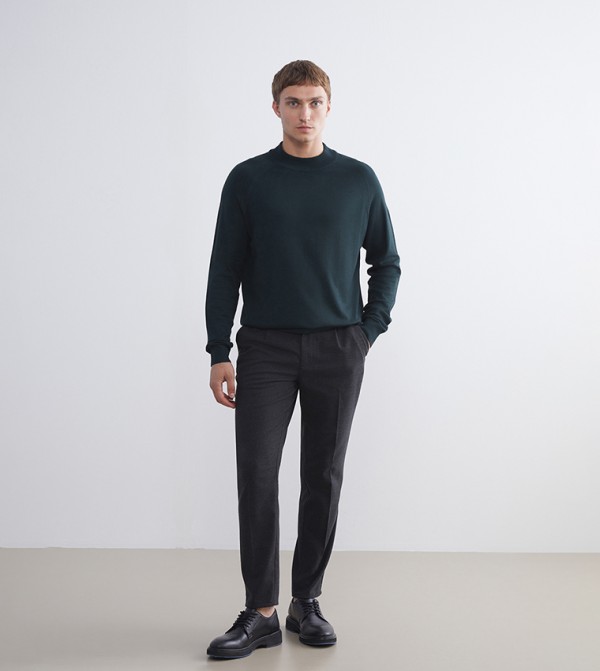 SOUTHBLUE Solid Standard Fit Trousers
