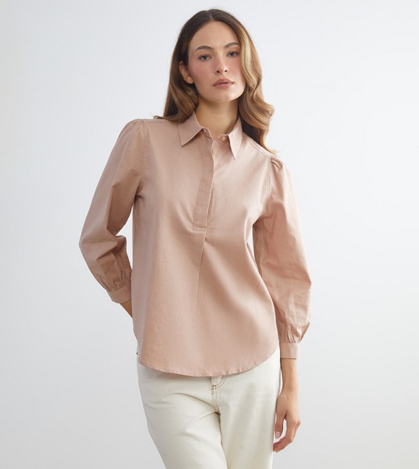 Solid Long Sleeves Shirt