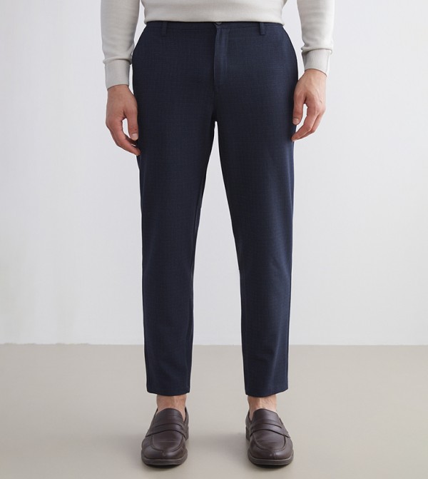 Mid Rise Slim Fit Trousers