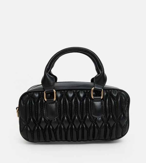 شنطة ساتشل صغيرة بفر جلد صناعي