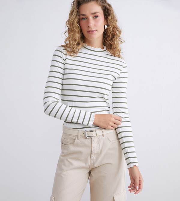 Striped Long Sleeves T-Shirt