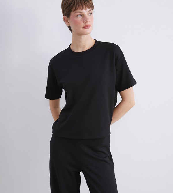 Solid Short Sleeves Casual T-Shirt