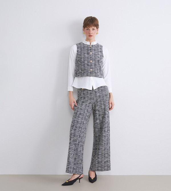 Patterned Woven Waistcoat