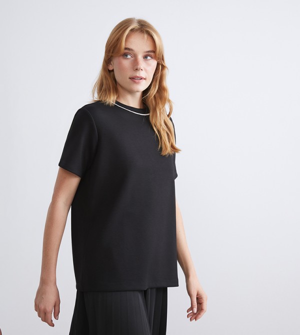 Embellished Crew Neck T-Shirt