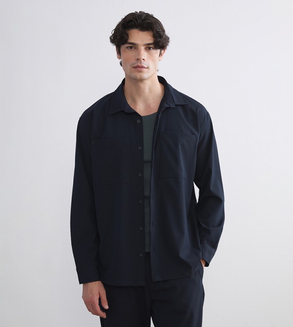 XSIDE Solid Long Sleeves Shirt