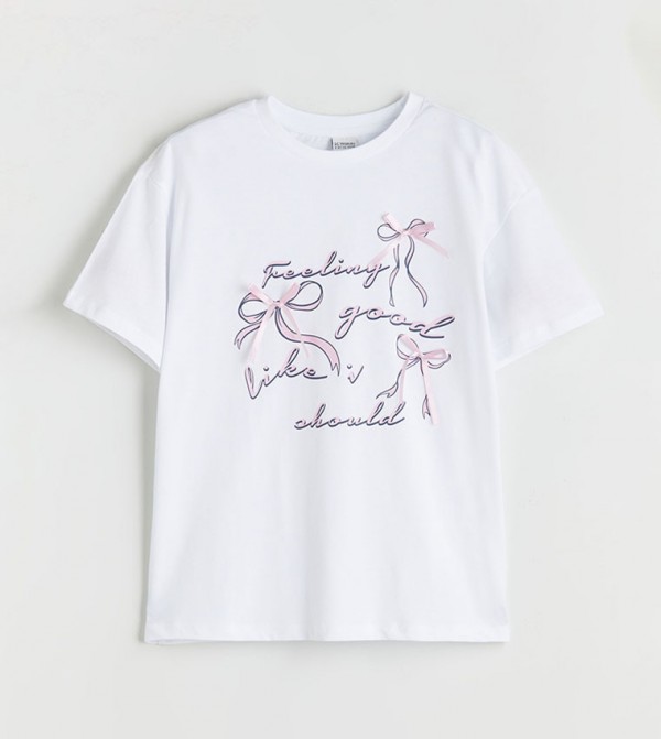 Printed Crew Neck T-Shirt