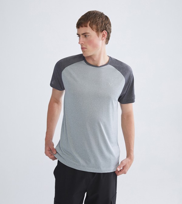 Color Block Short Sleeves T-Shirt