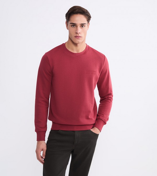 CLASSIC Embossed Crew Neck Sweatshirt