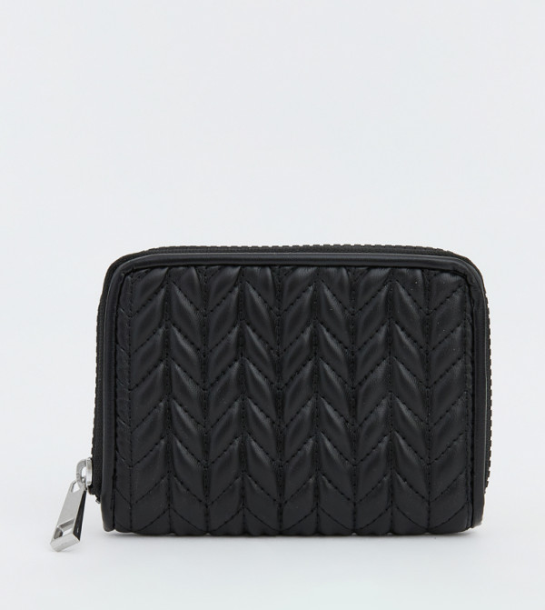 Puffer Zip-Around Wallet