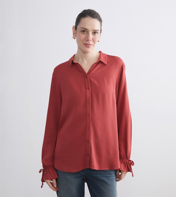 Solid Long Sleeves Shirt