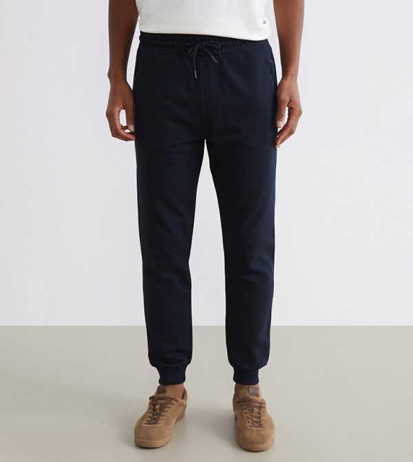 Drawstring Waist Regular Fit Joggers