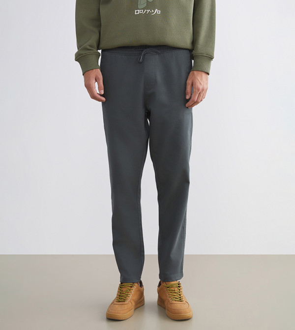 Mid Rise Slim Fit Trousers