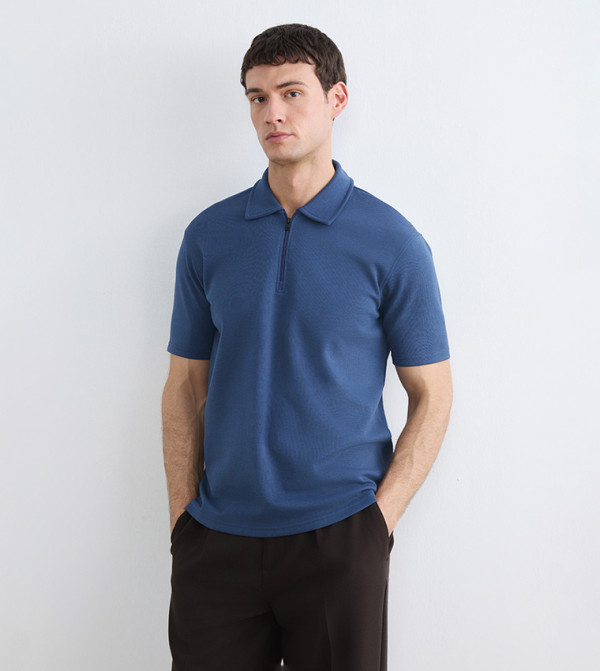 Solid Short Sleeves Polo T-Shirt