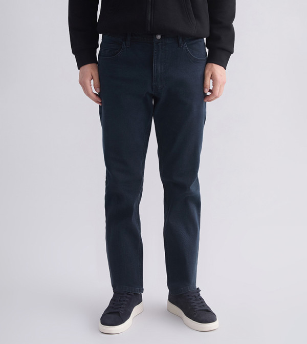 779 Washed Mid Rise Straight Fit Jeans