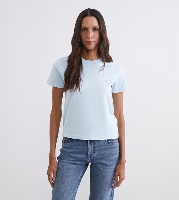 تيشيرت سادة كم قصير 