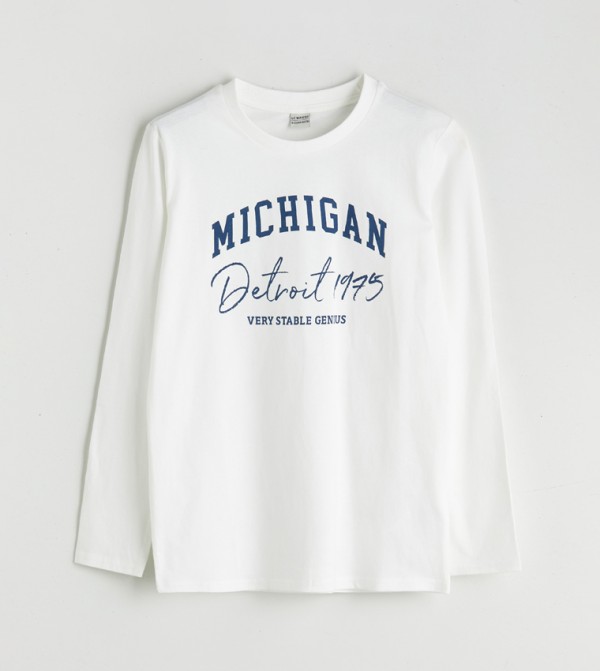 Printed Long Sleeves T-Shirt