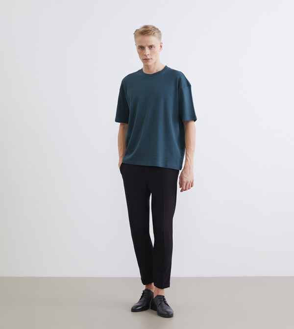 Solid Short Sleeves Oversized T-Shirt