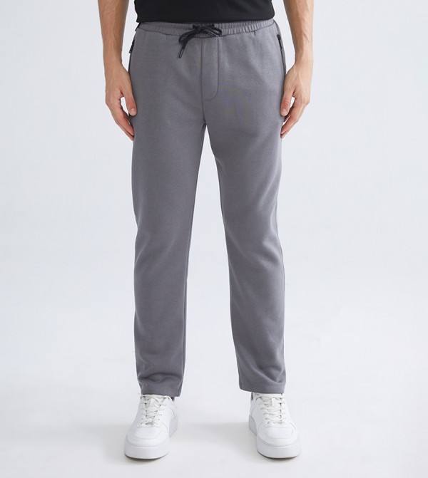 Solid Mid Rise Sweatpants