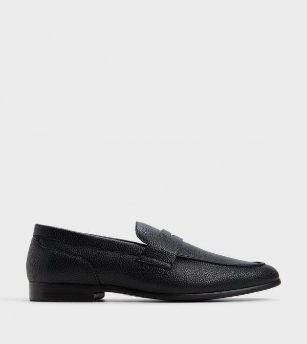 LAVENZA Textured Slip-On Formal Shoes
