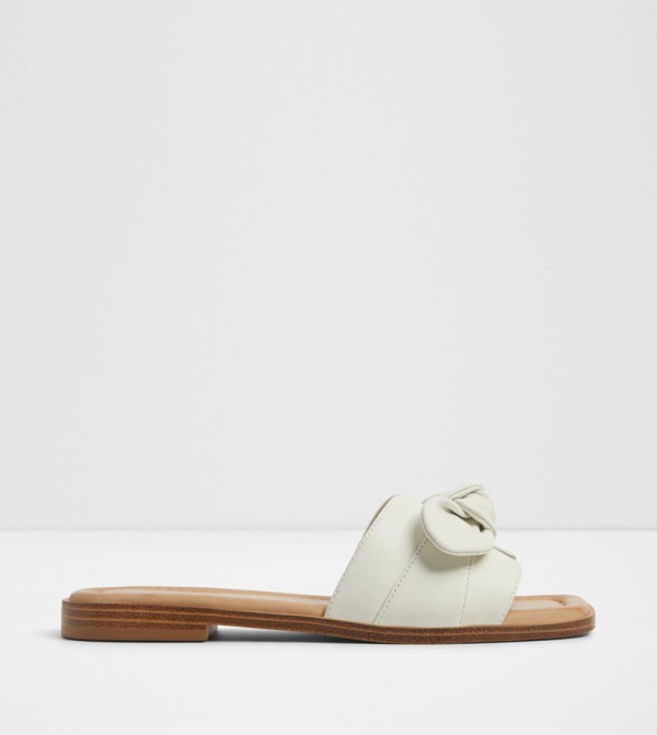 LAVINIA Bow Detail Flat Sandals