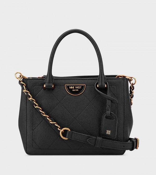 ALIA Quilted Satchel Bag