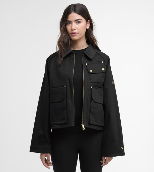 WARLOCK Pocket Detail Long Sleeves Jacket
