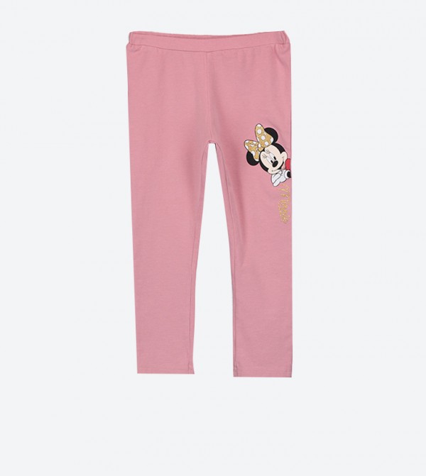 Buy Lc Waikiki Mickey Mouse Printed Elasticated Waistband Track Pants 