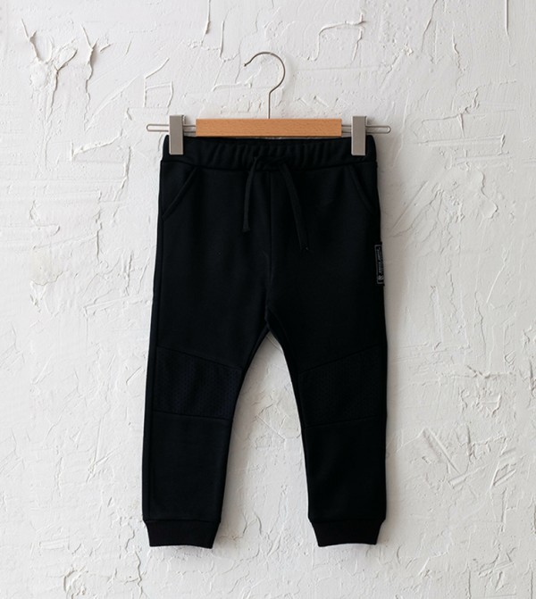 Buy LC Waikiki Elastic Waist Baby Boy Jogger Tracksuit Bottom Black In