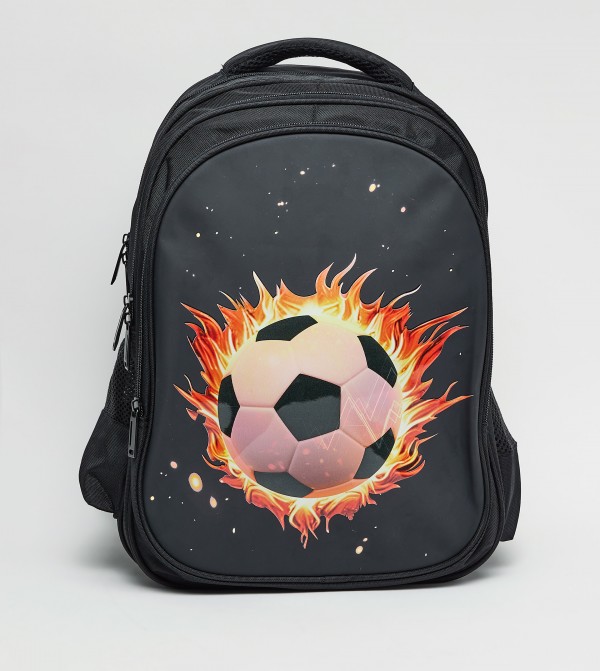 Printed Front Pocket 16" Backpack