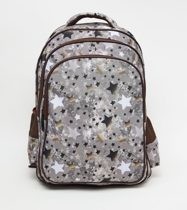 Printed Front Pocket 18" Backpack