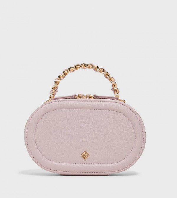 LEAHAA Textured Handheld Bag