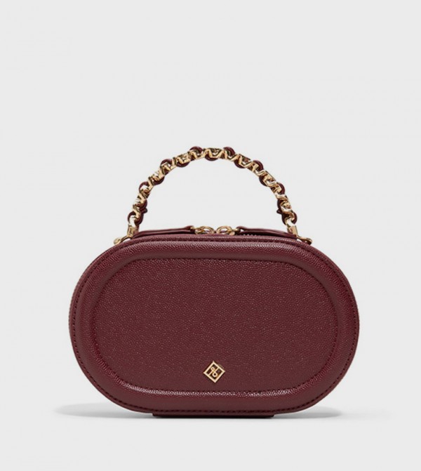 LEAHAA Textured Handheld Bag