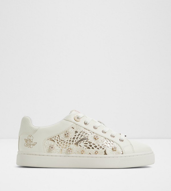 LEONIA Embellished Lace-Up Sneakers