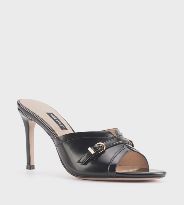 LETICIA Buckle Detail Stiletto Heel Sandals