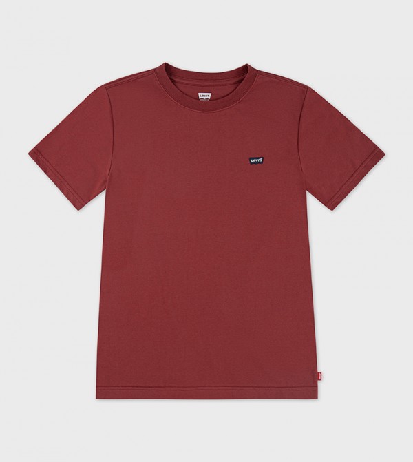 Batwing Logo Detail Short Sleeves T-Shirt