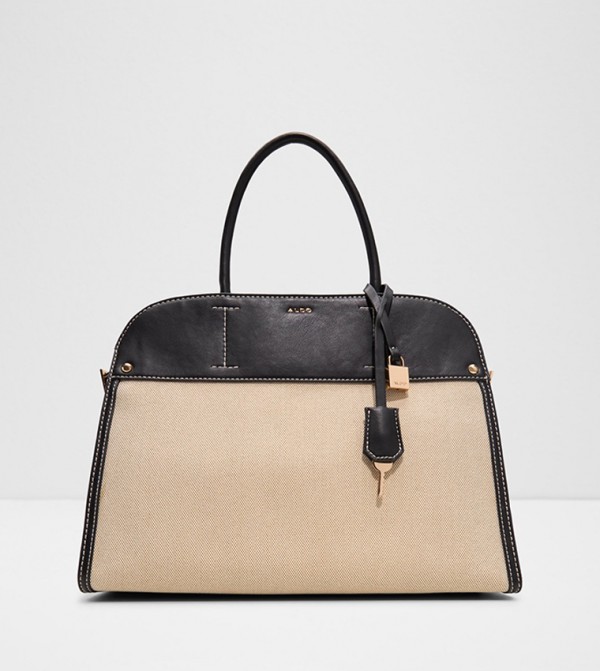 LEXLEY Color Block Satchel Bag