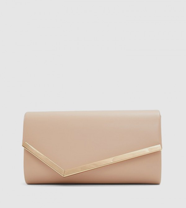 Buy Call It Spring LIEKE Clutch Bag In Beige | 6thStreet Qatar