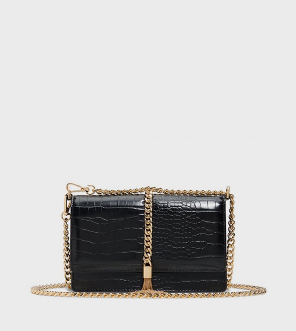 LILITHA Textured Flap Crossbody Bag
