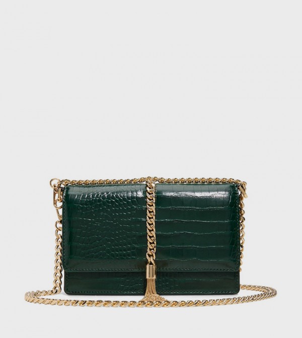 LILITHA Textured Flap Crossbody Bag