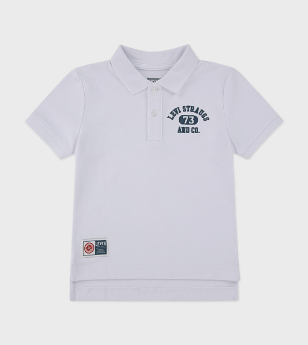 Logo Embroidered Short Sleeves Polo T-Shirt