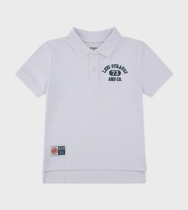 Logo Embroidered Short Sleeves Polo T-Shirt
