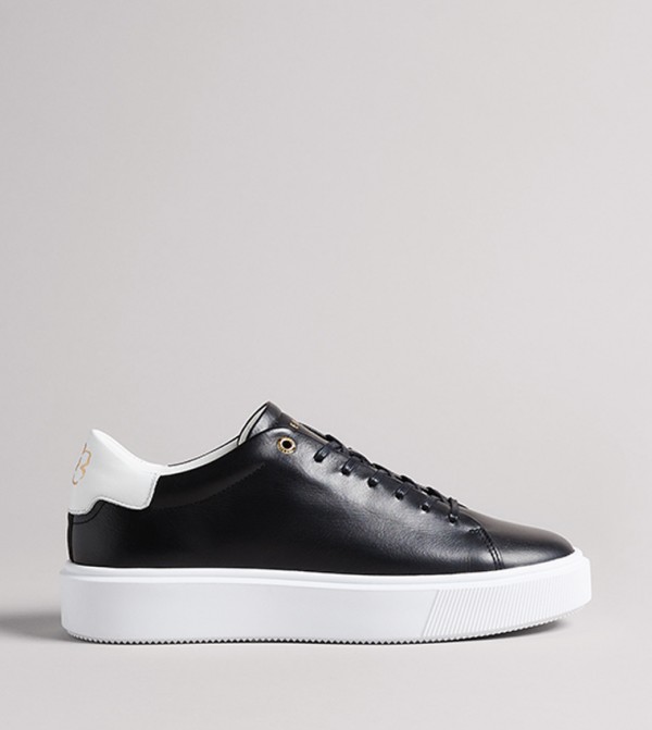 LORNEA Magnolia Flower Platform Sneakers