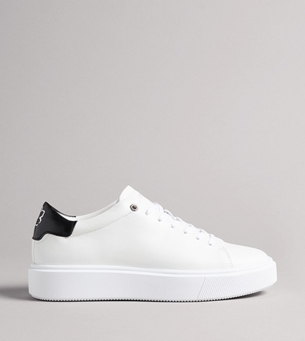 LORNEA Magnolia Flower Platform Sneakers