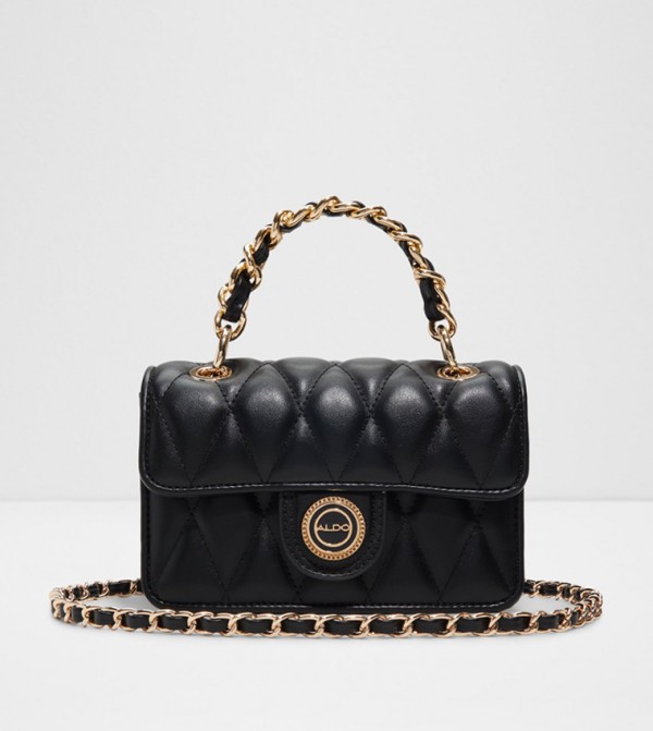 LOUBELLA Quilted Top Handle Crossbody Bag