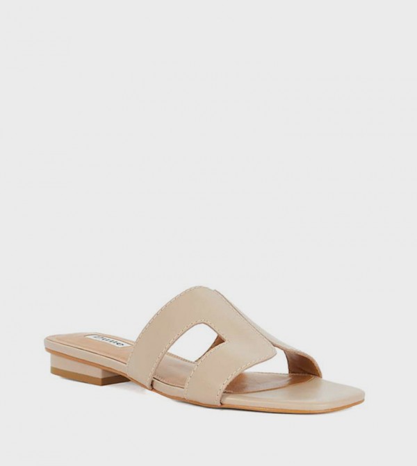 LOUPE Open Toe Flat Sandals
