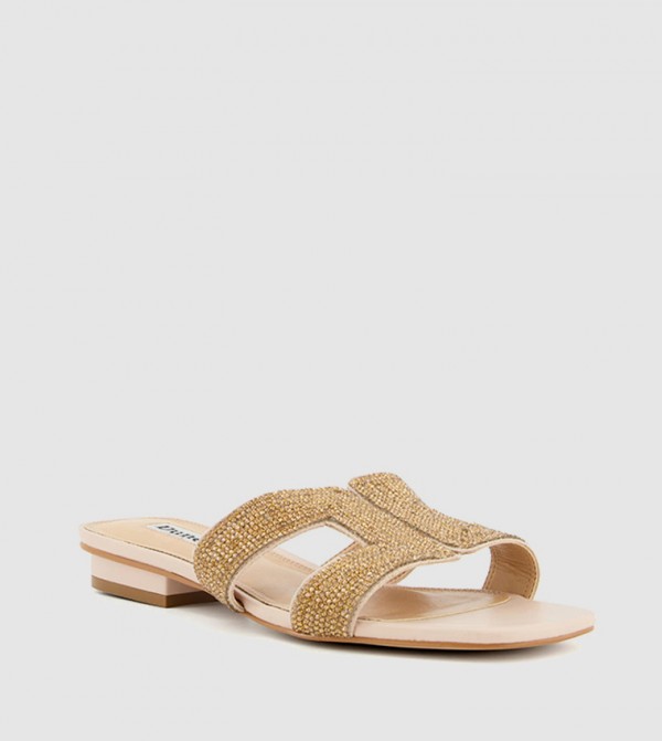 LOUPE DI Embellished Block Heel Sandals