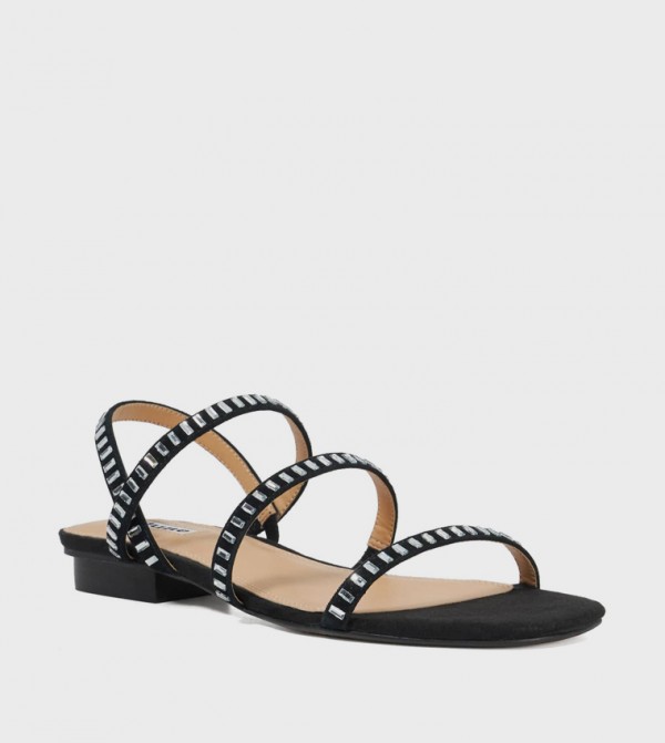 LOXIE Open Toe Flat Sandals