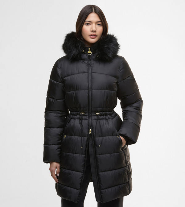 ANASTASIA Zippered Hooded Puffer Jacket