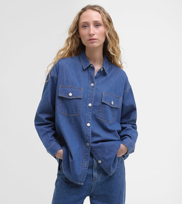 WOODROW Long Sleeves Denim Shirt